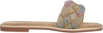 Alma En Pena Platte sandaal - Dames - Sandalen - Beige - 39 EU - Schoenen
