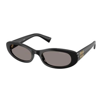 Miu Miu MU C02S Zonnebril - Dames - Accessoires - Zwart - Maat: 54 MM Polyamide
