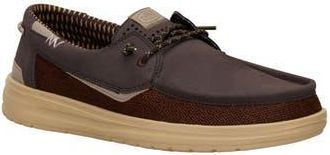 Hey Dude Welsh Grip Craft Leather Slip-On in Medium Brown at Nordstrom Rack, Size 11