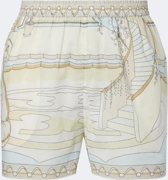 Tory Burch Shorts in cotone con stampa