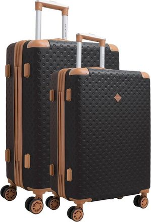 Joan & David Collection Max Studio Tufted Abs 2Pc Hard-Sided Luggage Set