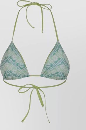 Casablanca monogram bikini top