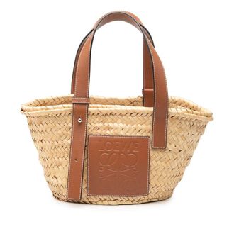 Loewe Pre-owned Loewe Small Raffia Anagram Basket Bag Ladies MM2HMOV1AFNF7DJ0