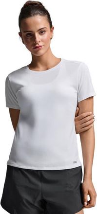 2XU Womens Aero Tee in White/silver Reflective at Nordstrom, Size X-Large