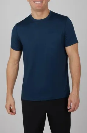 90 Degree by Reflex Nomad Knit Pocket T-Shirt in Pageant Blue at Nordstrom Rack, Size Xx-Large
