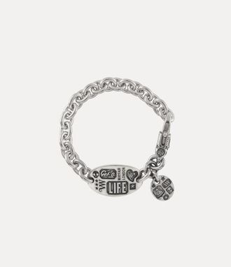 Vivienne Westwood Man. Lancelot Bracelet Silver Brass Men