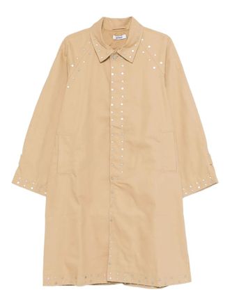 Gimaguas studded coat - women - Cotton - M - Neutrals