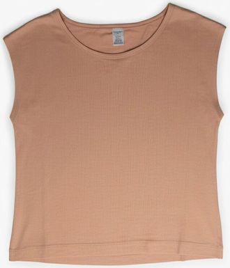 Calvin Klein Womens Calvin Klein ULTRA LIGHT Wide Neck Lounge T-Shirt Womens Subtle Bloom - Pink - Size: 14