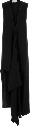 Sportmax Black Twill Acline1234 Dress