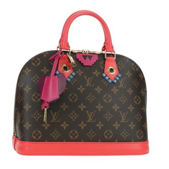 Louis Vuitton Alma Handbag Monogram Canvas Multicolour Canvas Handbag (Pre-Owned)