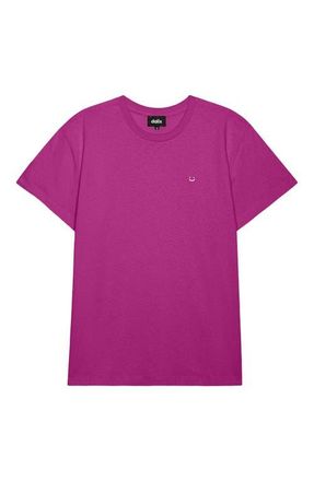 Dalix Womens Lil Smile Lightweight Everyday Tee in Berry at Nordstrom, Size Xx-Large