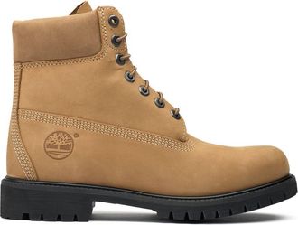 Timberland Mens 6 Premium Waterproof Boots - Tan Nubuck - Size UK 10