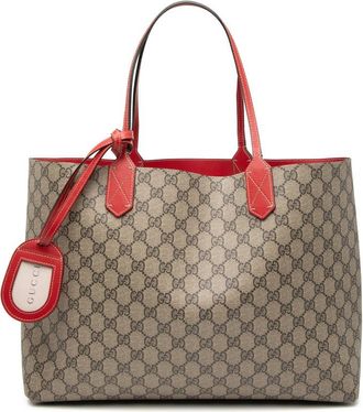 Gucci Pre-owned Gucci Medium GG Supreme Reversible Tote Ladies 368568