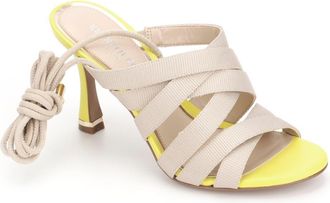 Kenneth Cole Blanche Lace-Up Sandal in Stone Combo at Nordstrom Rack, Size 5.5