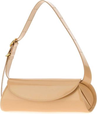 Jil Sander Womens Skin Pink Leather Small Cannolo Shoulder Bag Hazel Borse A Mano