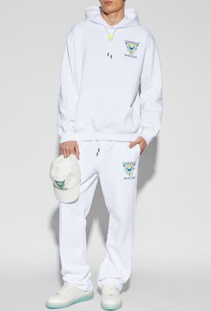 Casablanca Sweatpants With Logo, Mens, White