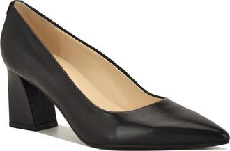 Nine West Kalore 9x9 Pointed Toe Pump in Black at Nordstrom, Size 8.5