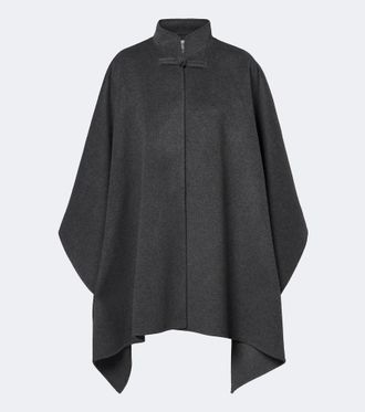 R&oacute;he R&oacute;he Wool and cashmere poncho