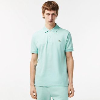 Lacoste Classic Fit L.12.12 Mens Short Sleeve Polo Shirt - Mint Cotton - Size Small