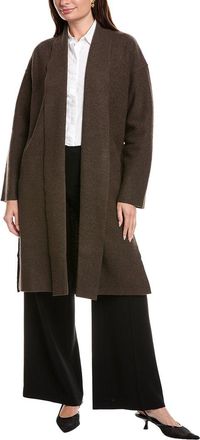 Eileen Fisher Eileen Fisher Petite High Collar Wool Coat