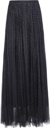 Twinset Maxi Rok - Dames - Maxi Rokken - Zwart - M - Polyester - Rokken