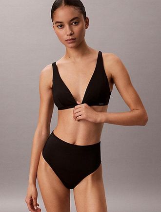 Calvin Klein Parte De Abajo De Bikini De Talle Alto Emblem