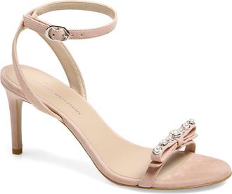 Stuart Weitzman Luella Ankle Strap Sandal in Rose Beige at Nordstrom Rack, Size 7.5