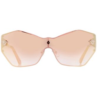 Versace Pink Gradient Mirror Shield Ladies Sunglasses VE2182 12526F 143