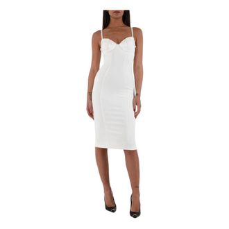 Elisabetta Franchi Mujer, Vestidos, Blanco, Talla: L