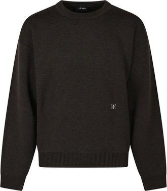 Willy Chavarria Su&eacute;ter bordado Chavarria - Knitwear - Hombre - Marr&oacute;n - L