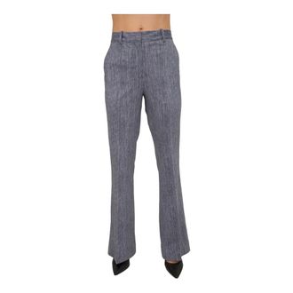 Circolo 1901 Wide Trousers, female, Blue, Size: S Pantalone Blu