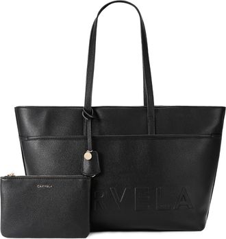 Carvela Womens Frame Pocket Wing Tote Bag - Black - One Size