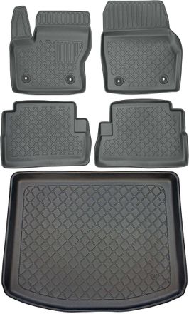 OEM Juego De Alfombrillas Para Coche Y Alfombrilla Para Maletero Para Ford Kuga Ii Suv (febrero De 2013 A Marzo De 2020)