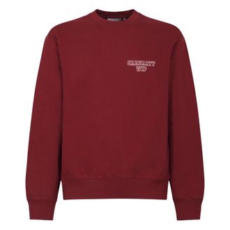 Carhartt Work in Progress Alumni Sweat - male - Carhartt Wip - Sweatshirts - Red - S - Sweatshirts & Hoodies