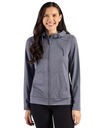 Clique Dash Recycled Womens Full Zip Hooded Sweatshirt