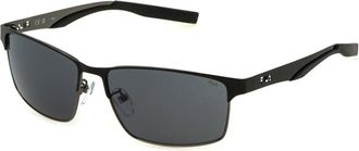 Fila SFI723 08GF Mens Sunglasses Black Size 59