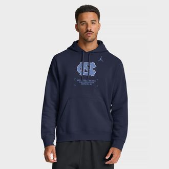 Jordan Brand Mens Jordan Brand Navy North Carolina Tar Heels Basketball Two-Hit Club Fleece Pullover Hoodie at Nordstrom, Size Xx-Large