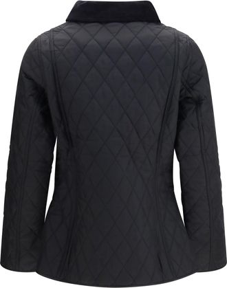 Barbour Womens Quilted Jacket Annandale Black Outer: Polyamide