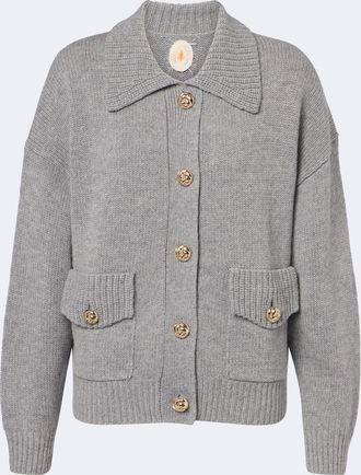 Jardin Des Orangers Cardigan in lana e cashmere