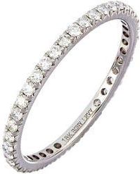Bony Levy Audrey Diamond Eternity Ring in 18Kw White Gold at Nordstrom Rack, Size 6.5