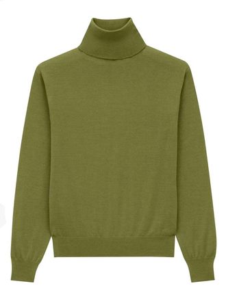 Saint Laurent Cashmere, Wool And Silk Turtleneck Pullover