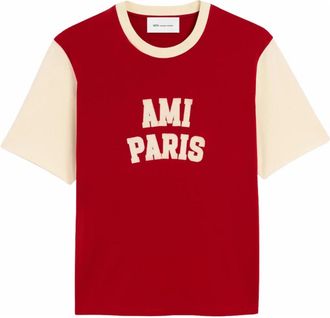 Ami Tops - Heren - T-shirts - Rood - L - Tops