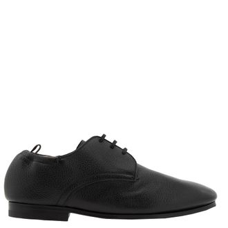 Bally Plume Pebbled Leather Derby Shoes, Brand Size 5 ( US Size 6 )