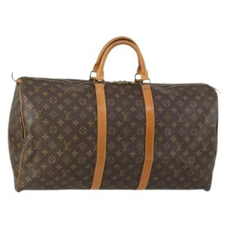 Louis Vuitton Pre-owned Weekend Bags, female, Brown, Size: ONE SIZE Pre-owned Vintage Weekend Bag