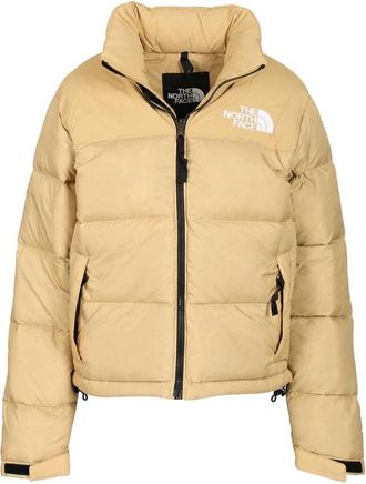 The North Face 1996 Retro Nuptse Jacket - Dames - Ski Jassen - Beige - XS - Nylon - Fitness