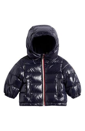 Moncler Kids New Aubert Down Jacket in Navy at Nordstrom, Size 18-24M