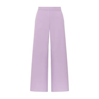 Maliparmi Wide Trousers, female, Purple, Size: M Pantalone Cady