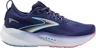Brooks Womens Glycerin Gts 22 Running Shoes In Blue Ribbon/peacoat/dianthus