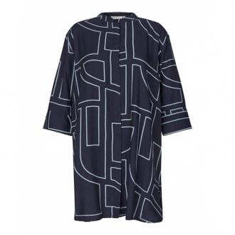 Masai Womens Geam Blouse In Navy Blazer