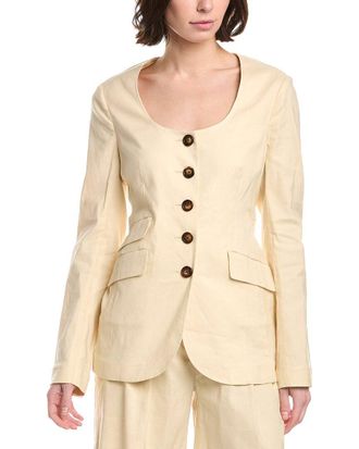 Rag & Bone Roslyn Linen-Blend Blazer